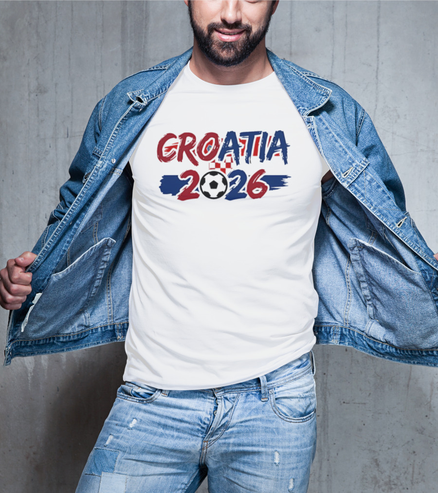 Croatia World Cup 2026 Soccer Team Fan Gear T-Shirt