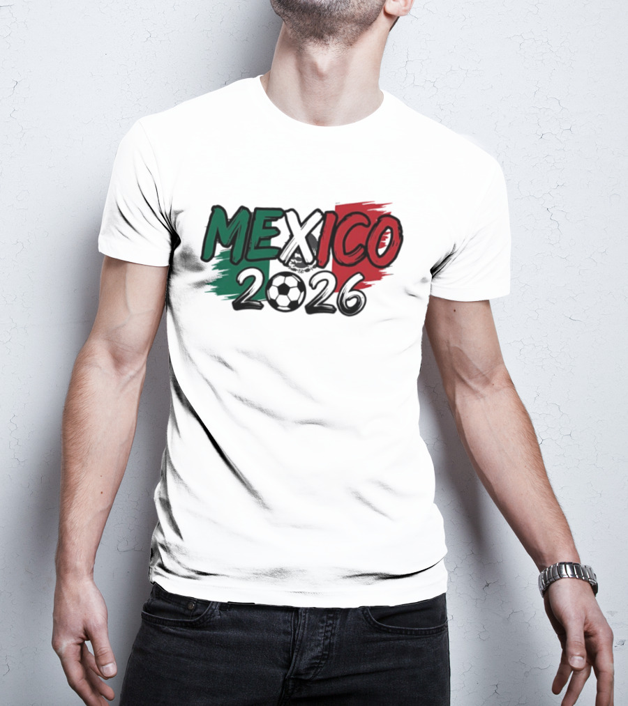 Mexico 2026 Soccer Fan Celebration National Team T-Shirt