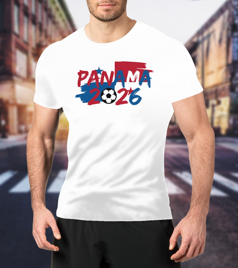 Panama 2026 Soccer Team World Cup Soccer Ball T-Shirt