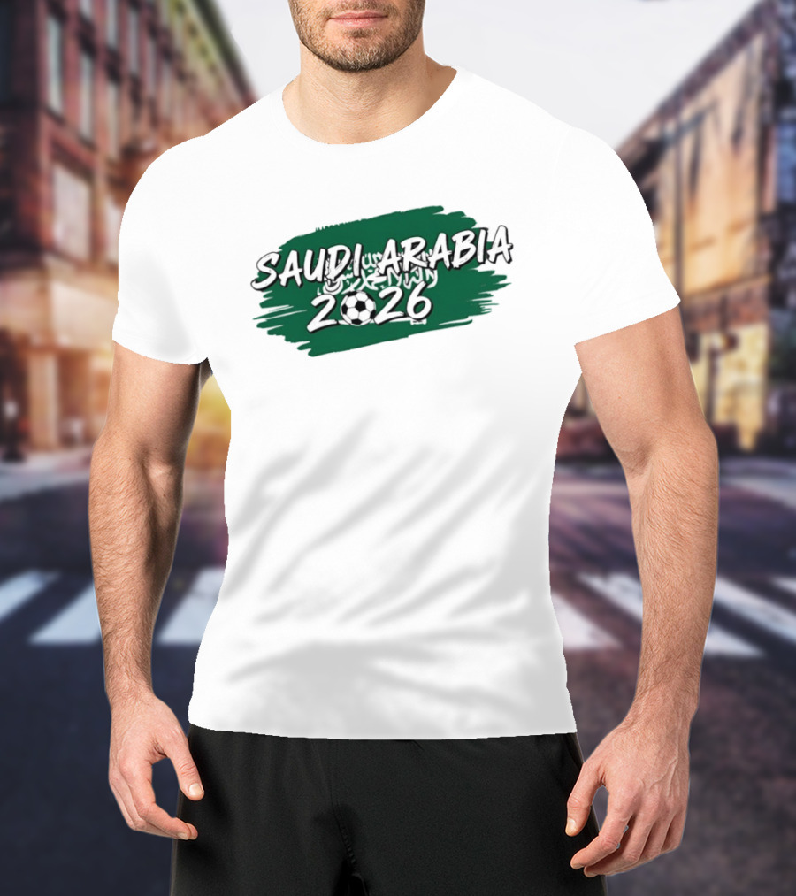 Saudi Arabia 2026 Soccerball T-Shirt