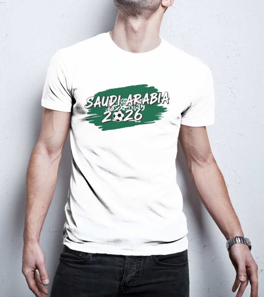 Saudi Arabia 2026 Soccerball T-Shirt