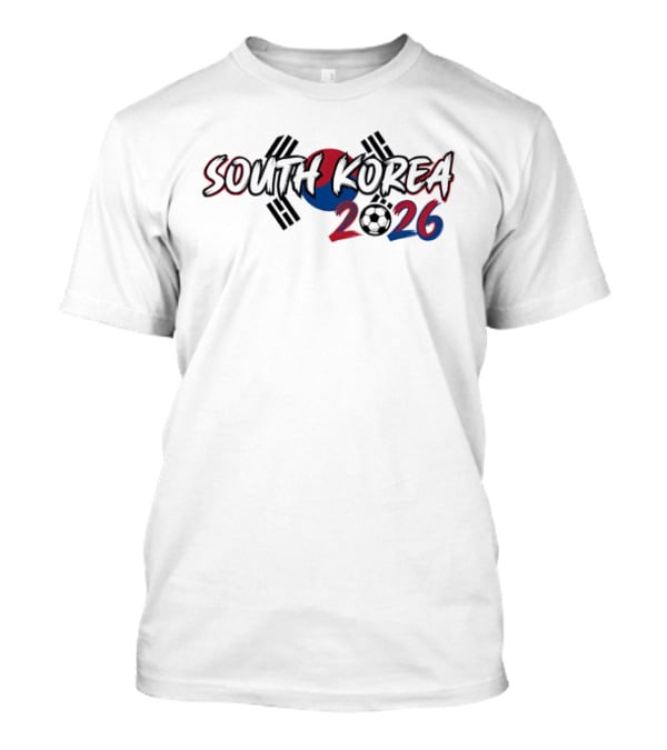 South Korea 2026 World Cup Soccer Team Fan T-Shirt