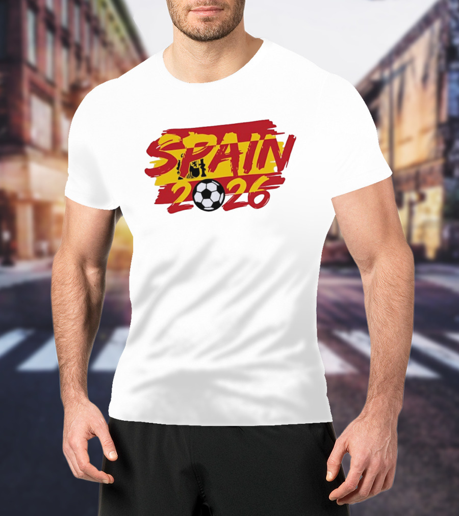 Spain 2026 World Cup Soccer Football Team T-Shirt
