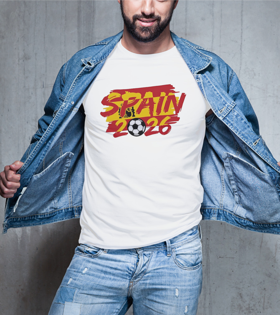 Spain 2026 World Cup Soccer Football Team T-Shirt
