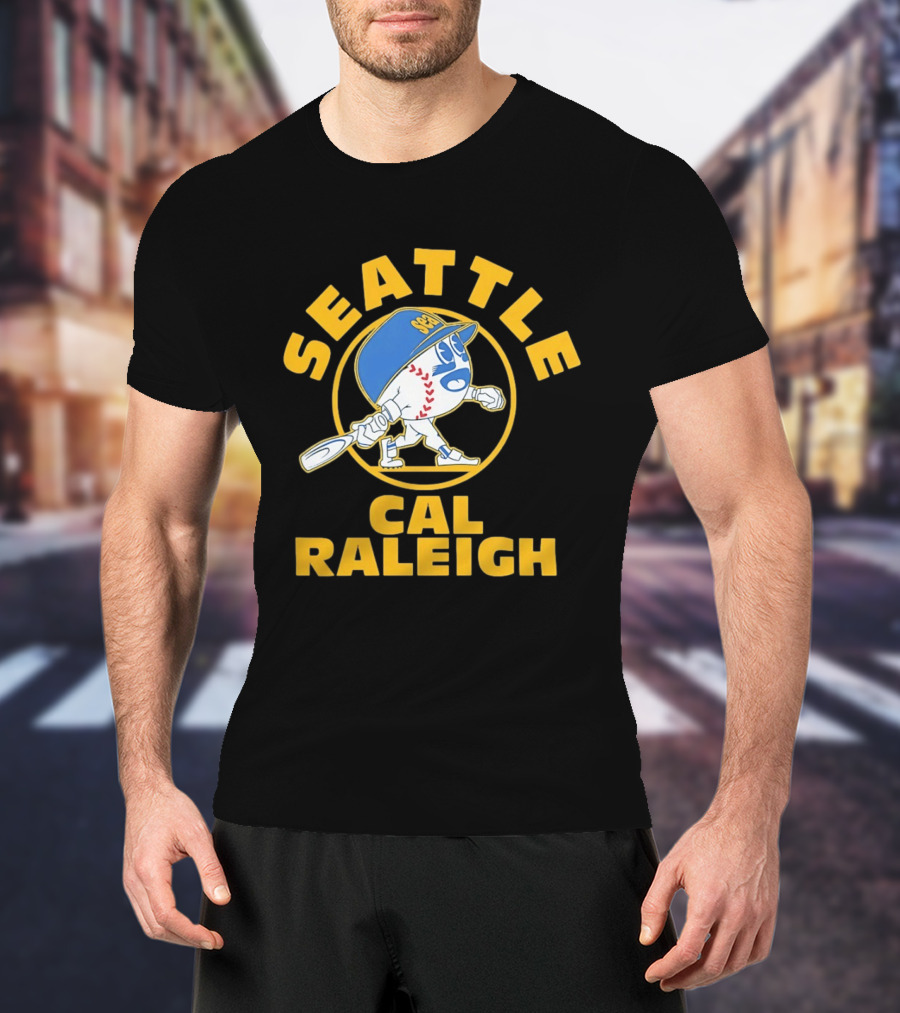 Seattle Mariners Cal Raleigh Baseball T-Shirt