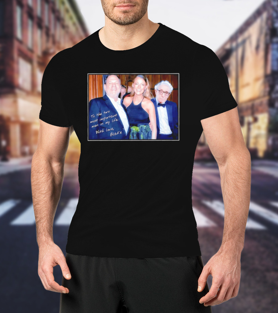 To The Two Most Important Men In My Life With Love Blake T-Shirt