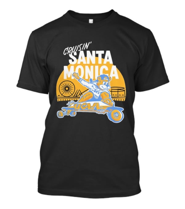 Cruisin' Santa Monica UCLA Bruins Skateboarding Bear T-Shirt