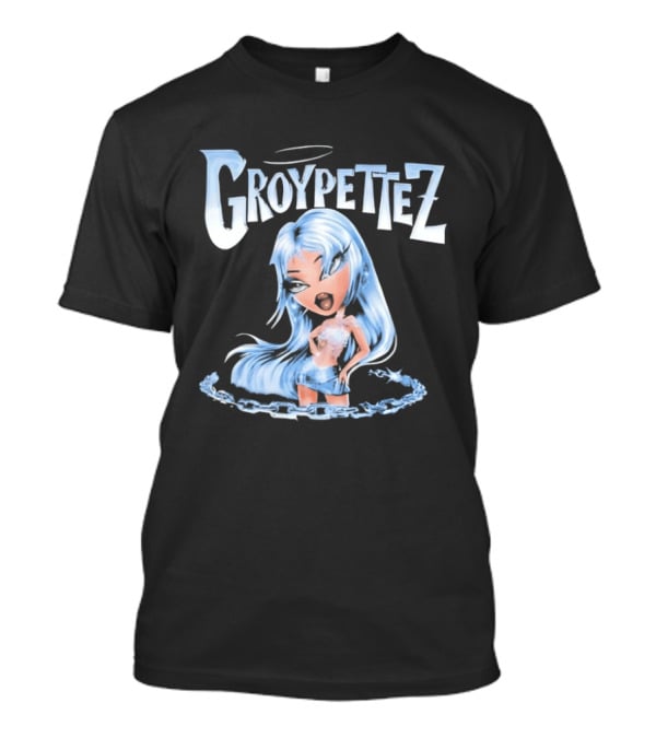 Groypetiez Broken Chain Blue Haired T-Shirt