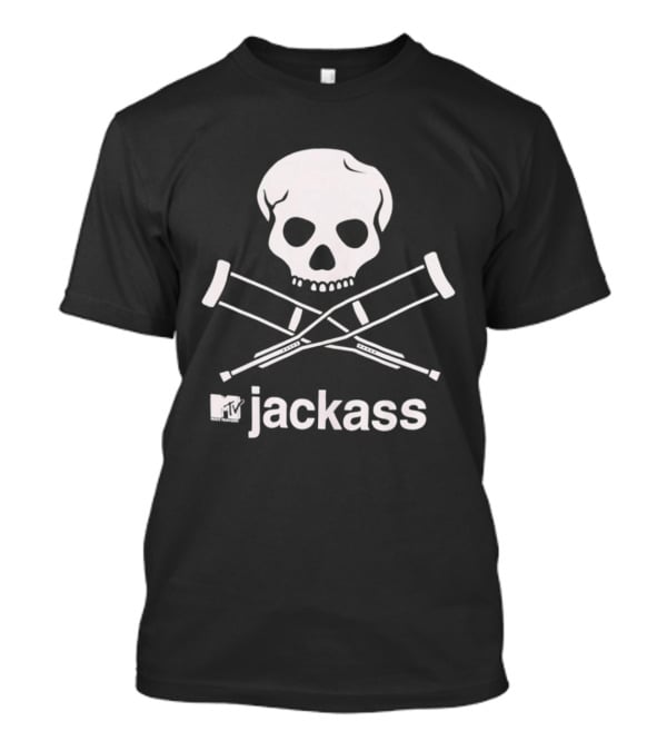 Jackass MTV Skull Crutches T-Shirt