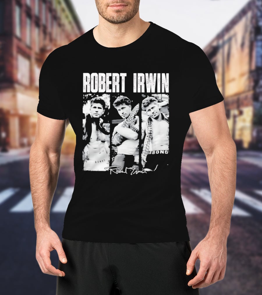 Robert Irwin Animal Wildlife Bonds Crocodile And Signature T-Shirt