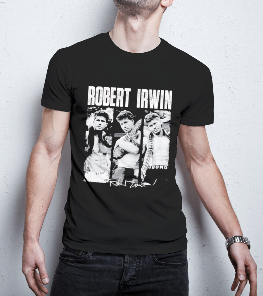 Robert Irwin Animal Wildlife Bonds Crocodile And Signature T-Shirt