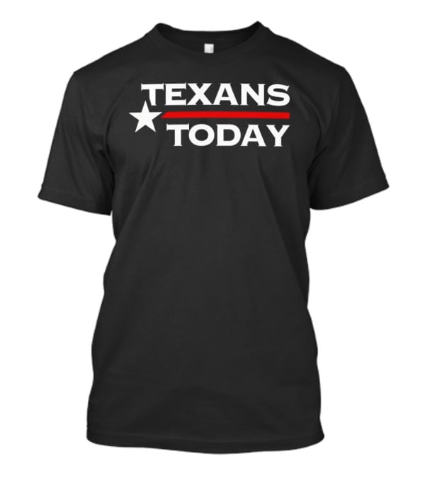 Texans Today Star Red Line T-Shirt