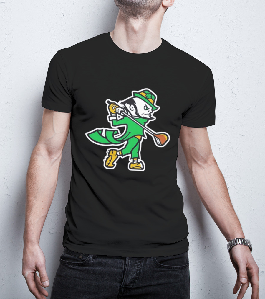 Notre Dame Fighting Irish Golf Leprechaun 2026 T-Shirt