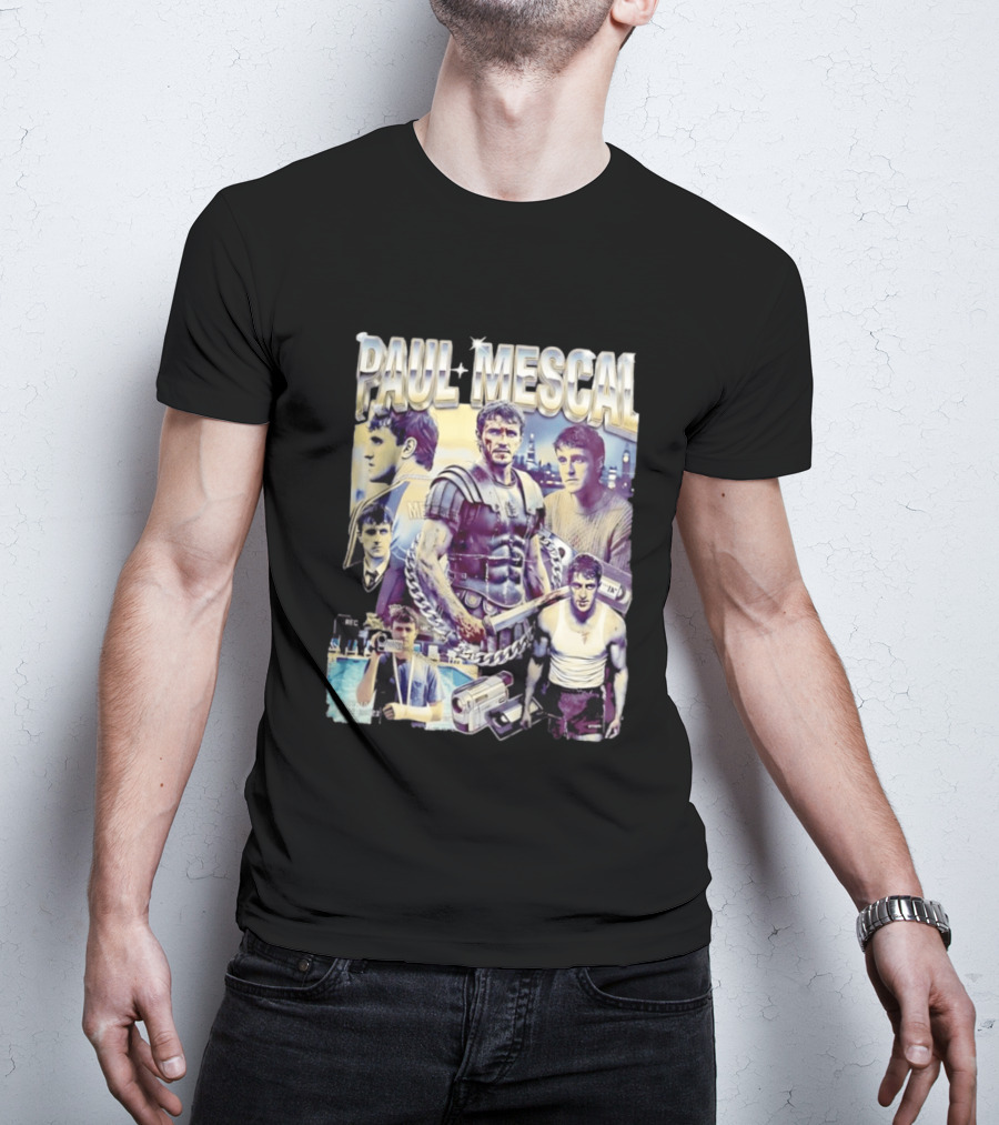 Paul Mescal Gladiator Aftersun Actor Film T-Shirt