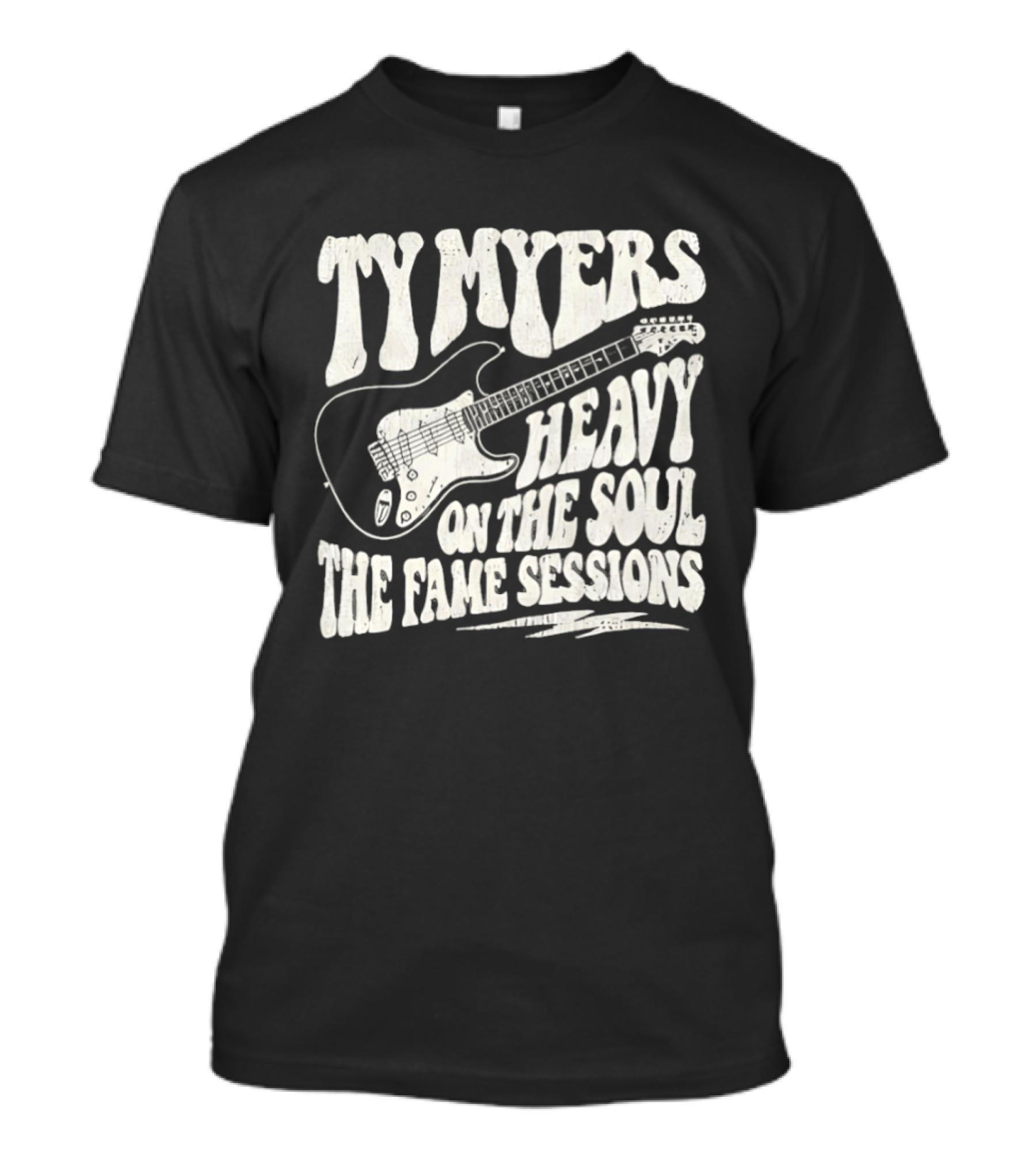 Ty Myers Heavy On The Soul The Fame Sessions Guitar T-Shirt