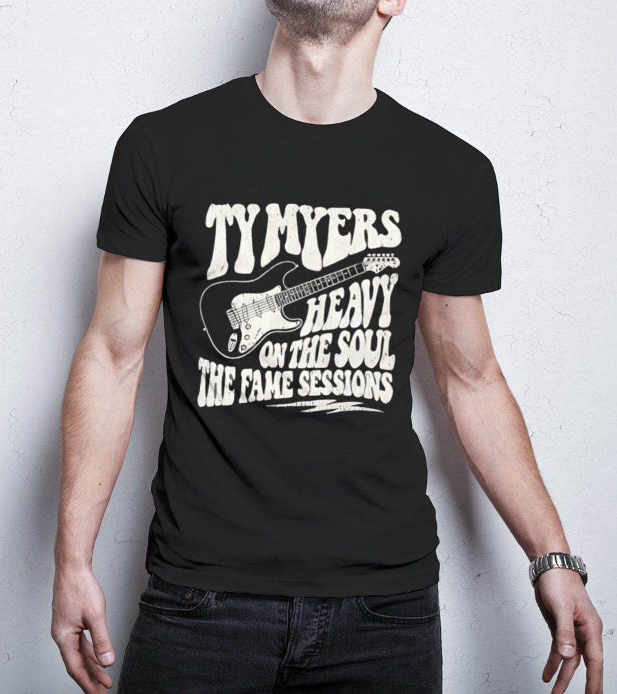Ty Myers Heavy On The Soul The Fame Sessions Guitar T-Shirt