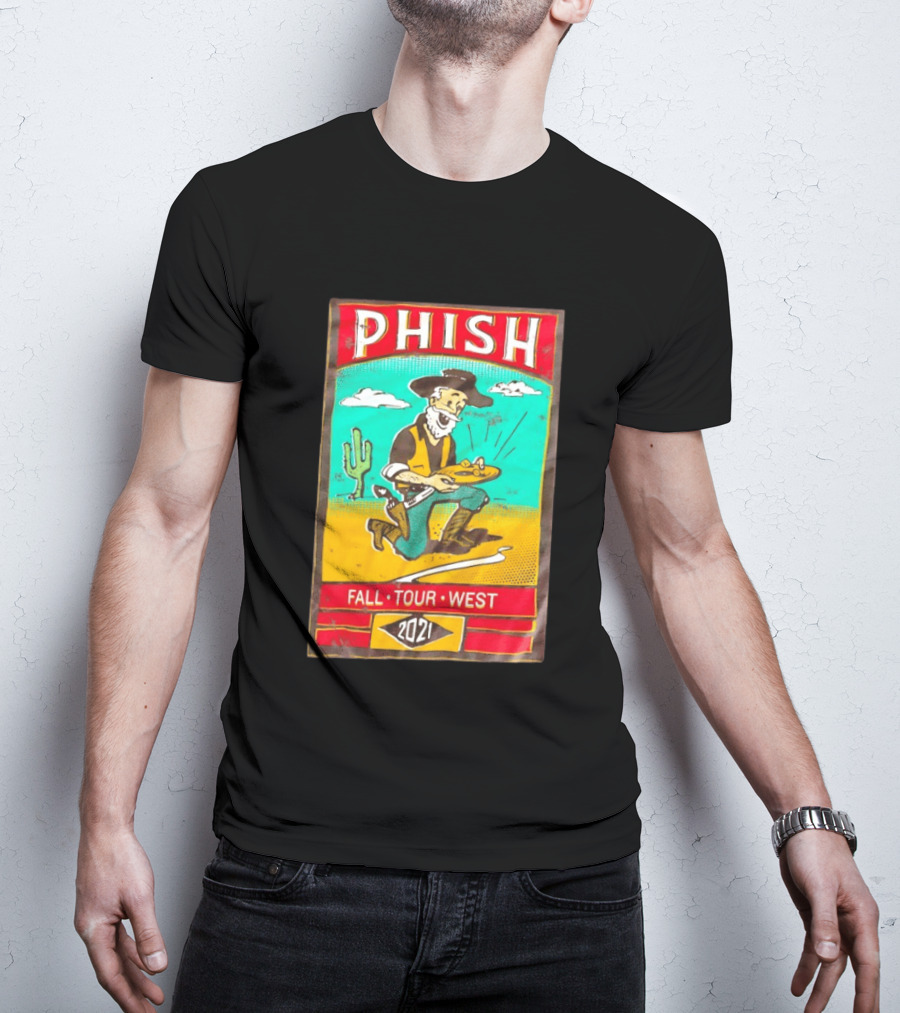 Phish Fall Tour West 2021 Prospector Desert Scene T-Shirt