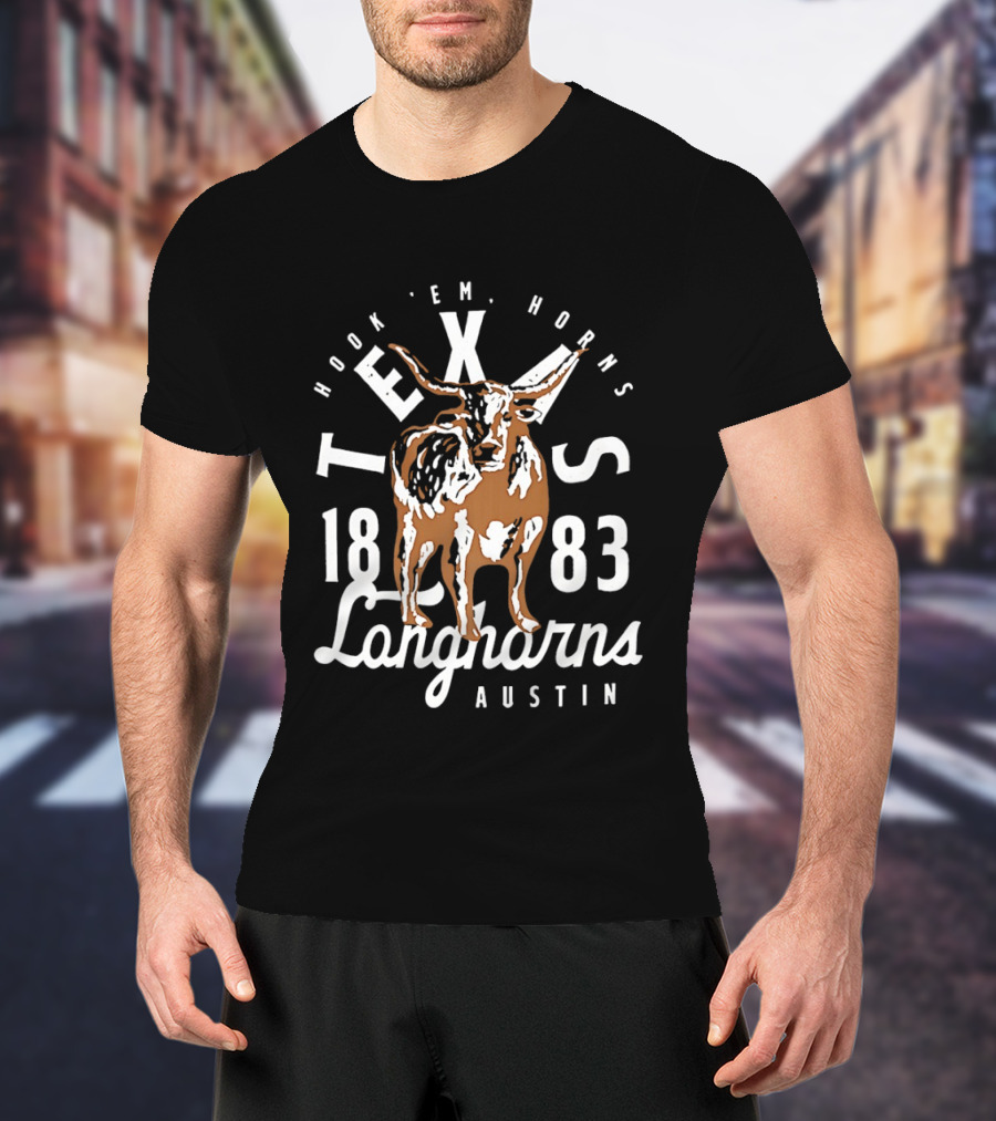 Texas Longhorns 1883 Hook 'Em Horns Longhorns Austin T-Shirt
