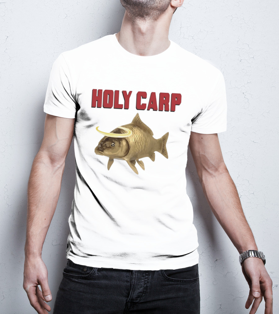 Holy Carp Fish With Halo T-Shirt