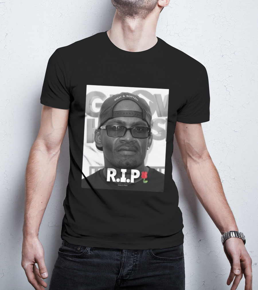 RIP Rich & Rotten Roses In PetalGrove Street Shawn Fonteno T-Shirt