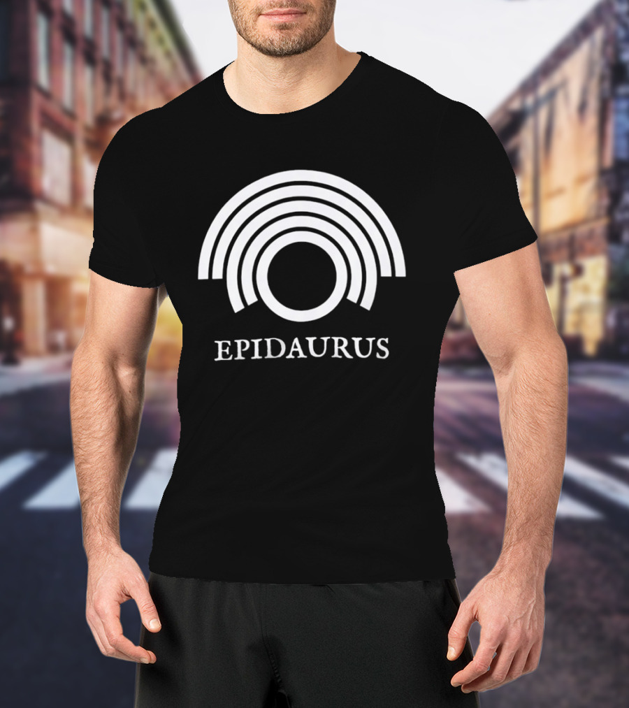 Epidaurus Ancient Greek Theatre Symbol Arches Heritage T-Shirt