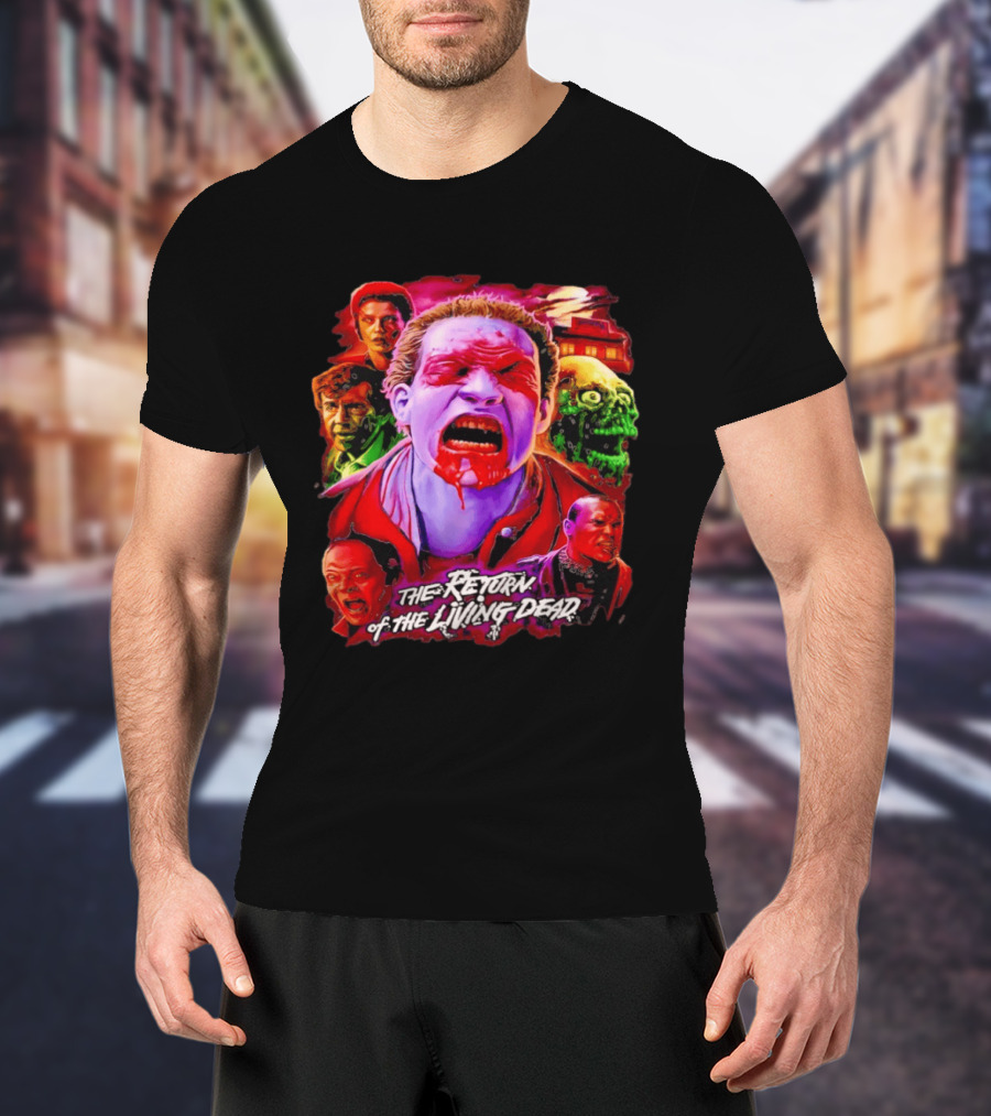 The Return Of The Living Dead I Can Smell Your Brains Horror Characters T-Shirt