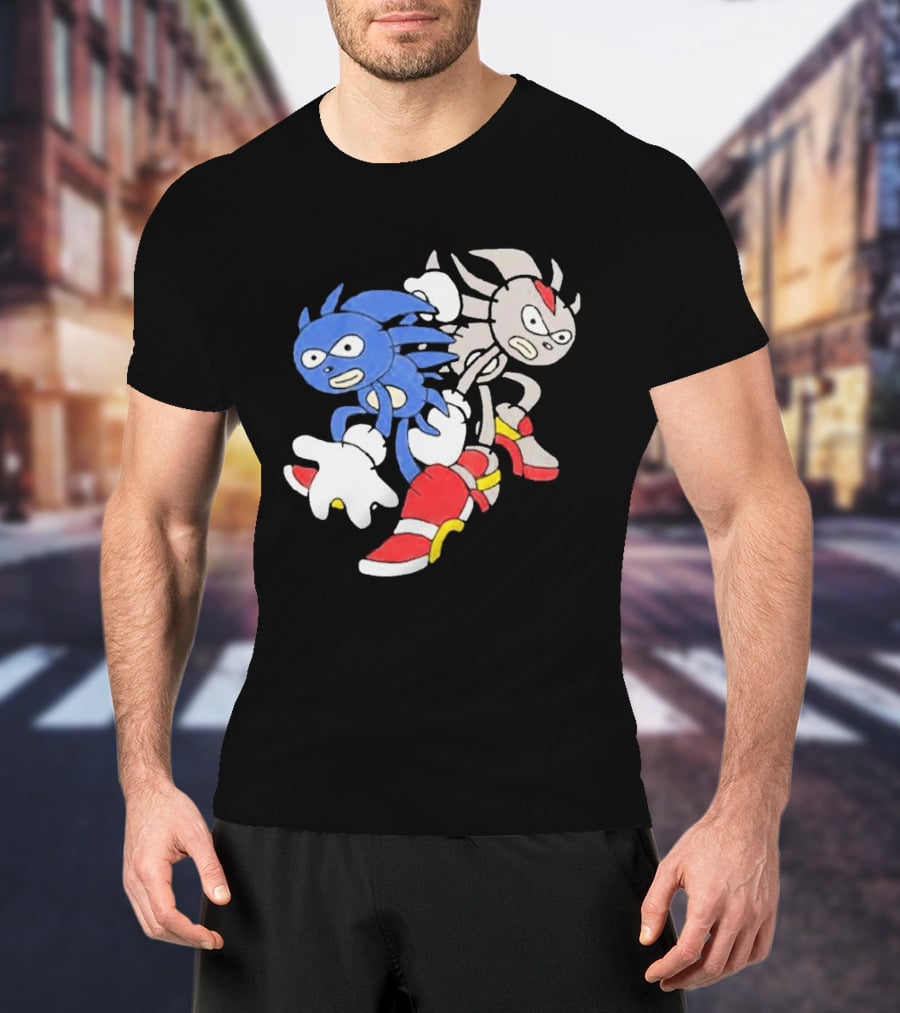 Sanic Coldsteel April Fools Meme Characters T-Shirt