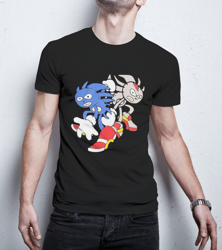 Sanic Coldsteel April Fools Meme Characters T-Shirt