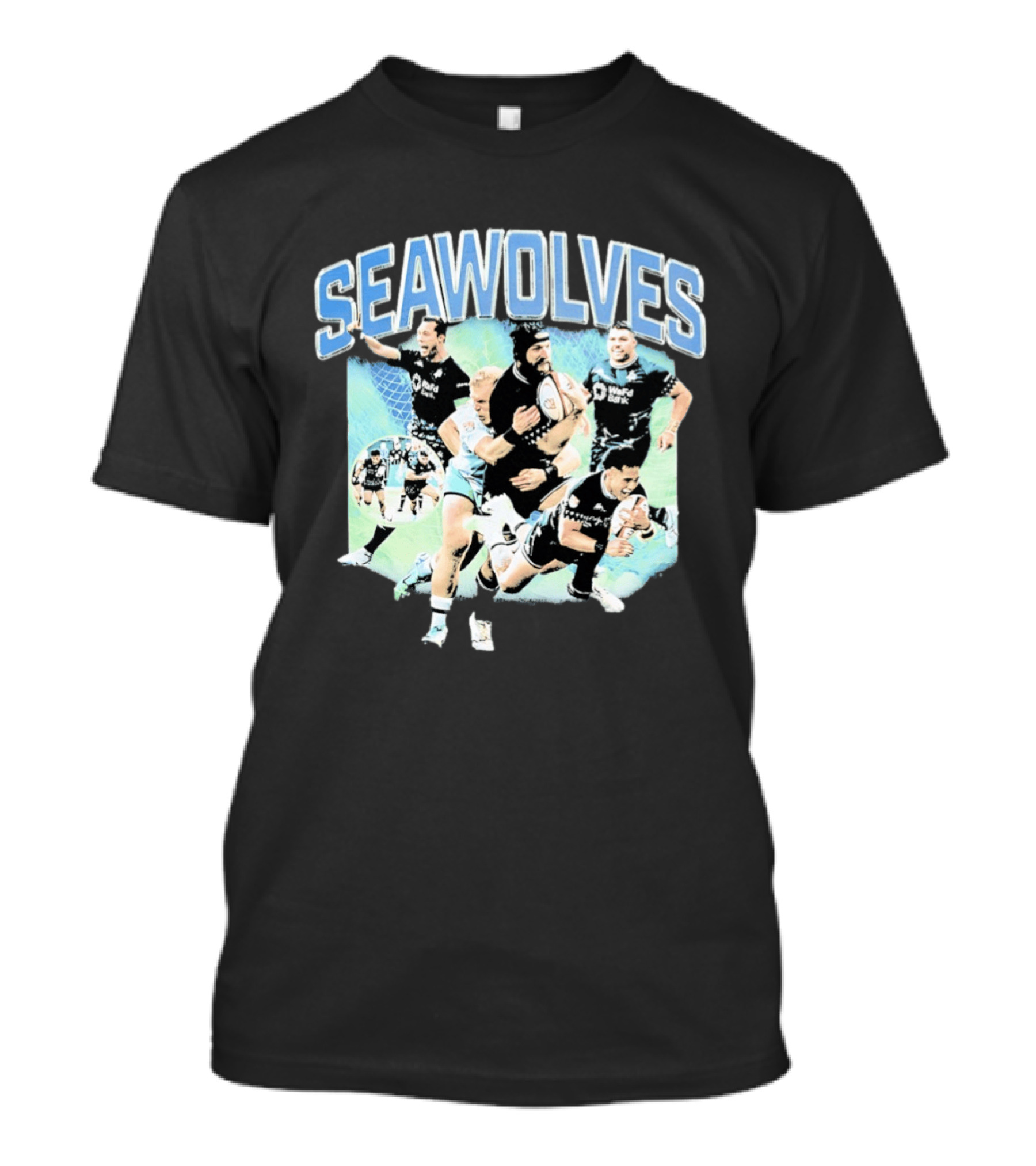 Seawolves Rugby Team Action Seattle Match Highlights T-Shirt