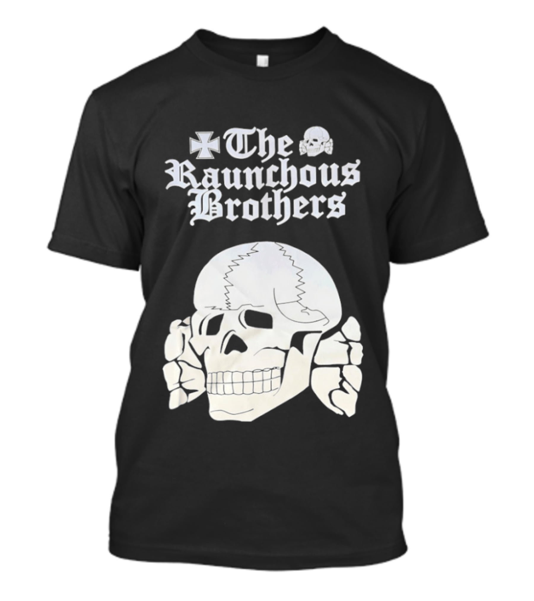 Skull The Raunchous Brothers Vintage Gothic T-Shirt