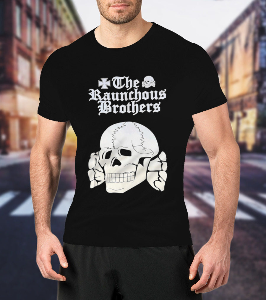 Skull The Raunchous Brothers Vintage Gothic T-Shirt