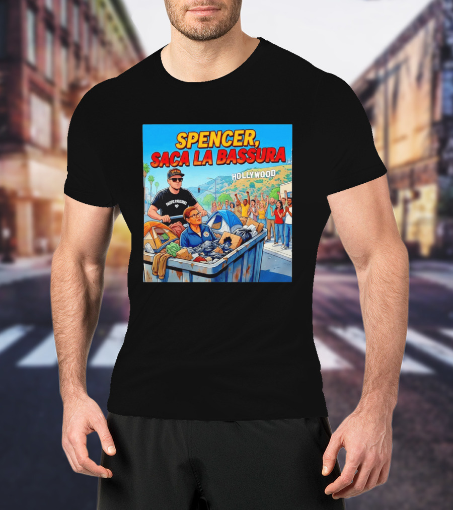 Spencer Saca La Bassura Pacific Palisades Hollywood Scene T-Shirt