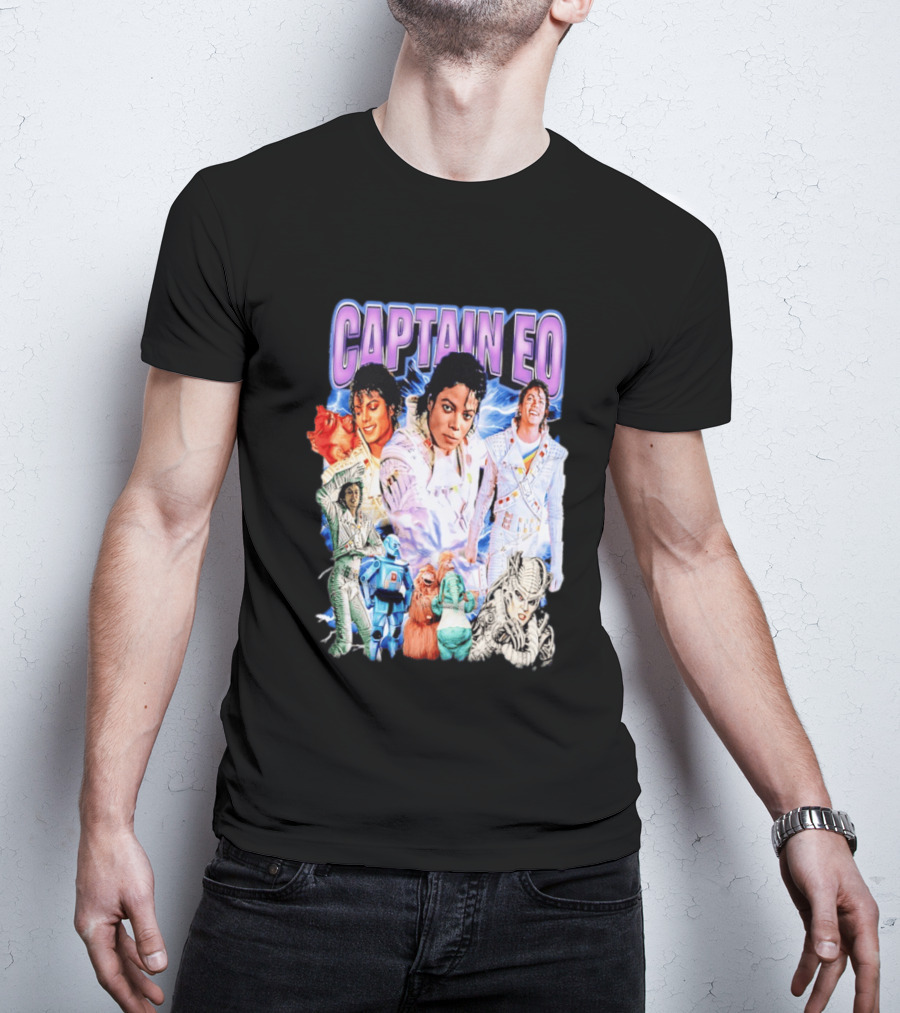 Captain EO Michael Jackson Sci Fi Adventure Cast Characters T-Shirt