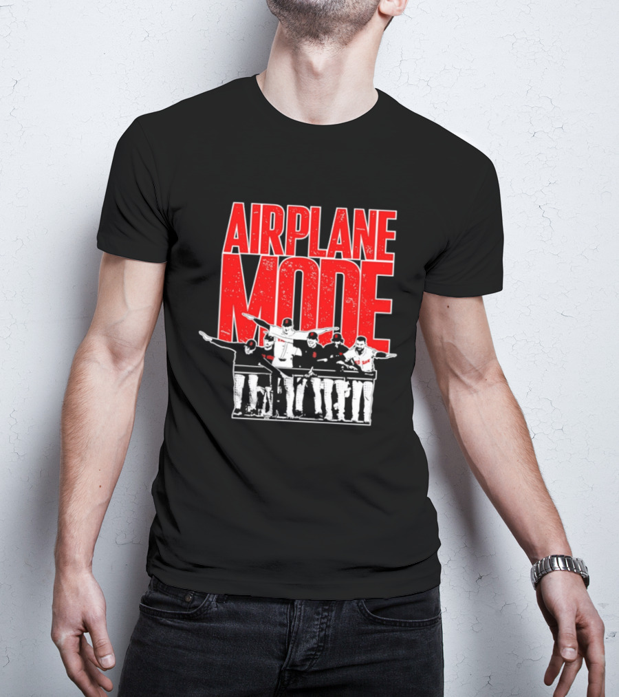 Boston Red Sox Airplane Mode Celebration T-Shirt