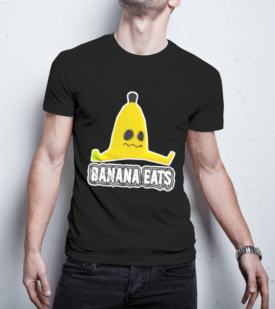 Banana Eats Game Inspired Funny Yellow T-Shirt