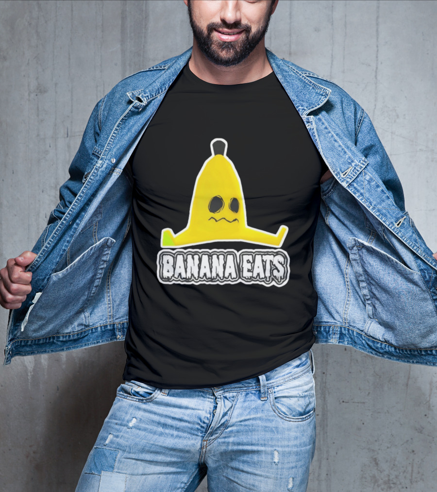 Banana Eats Game Inspired Funny Yellow T-Shirt