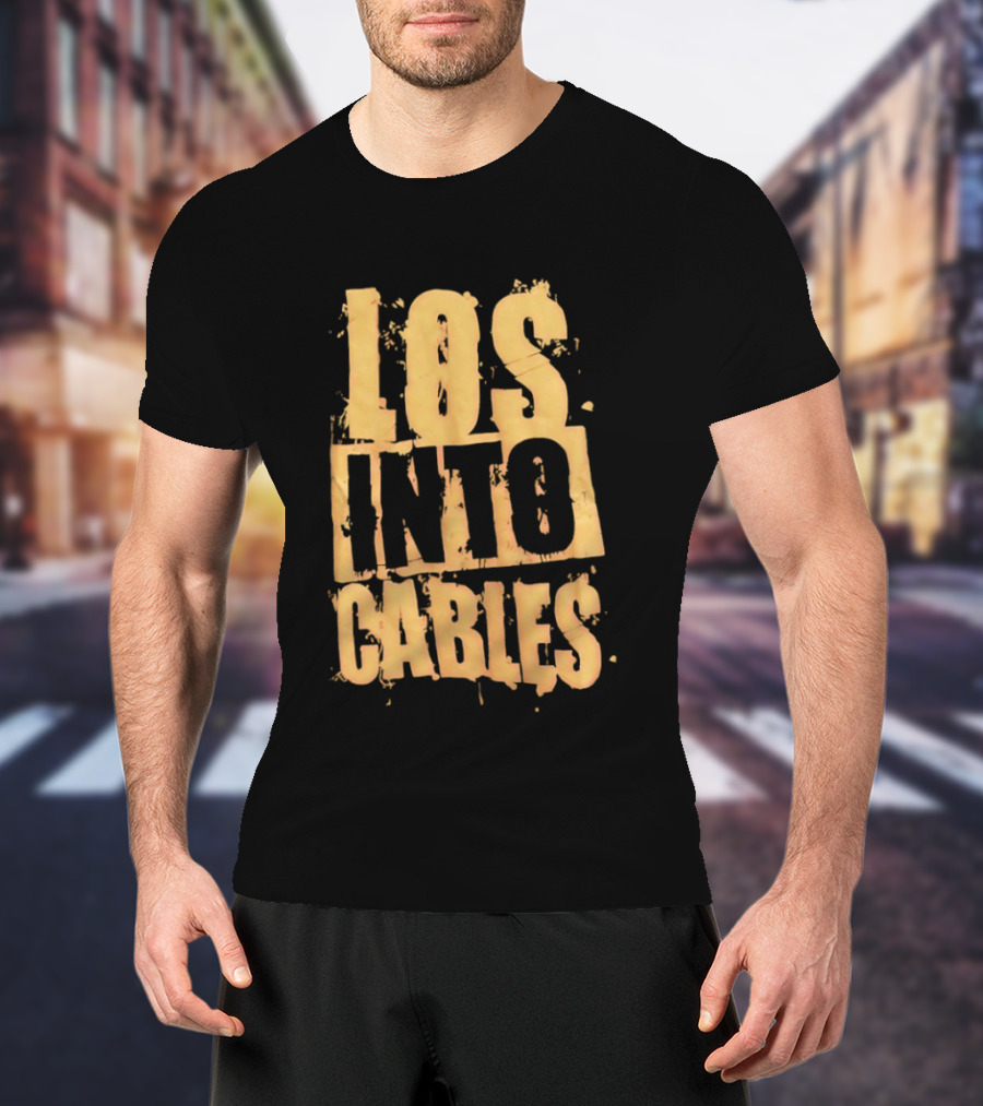 Los Into Cables Grunge T-Shirt