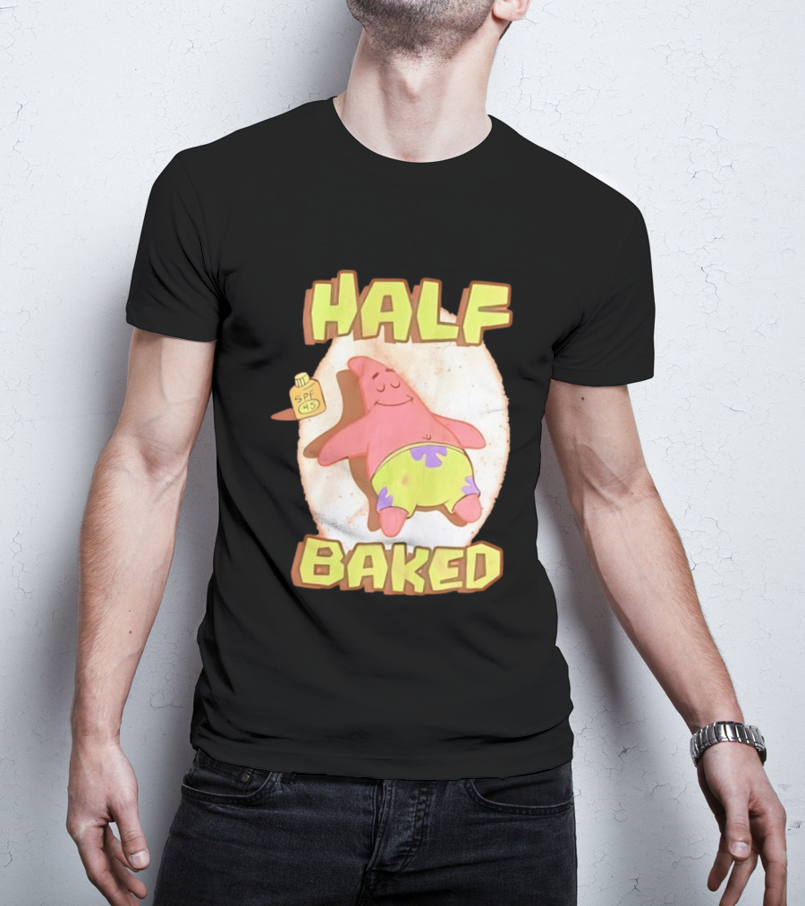 Patrick Star Half Baked SPF 45 Sunscreen Relaxation T-Shirt