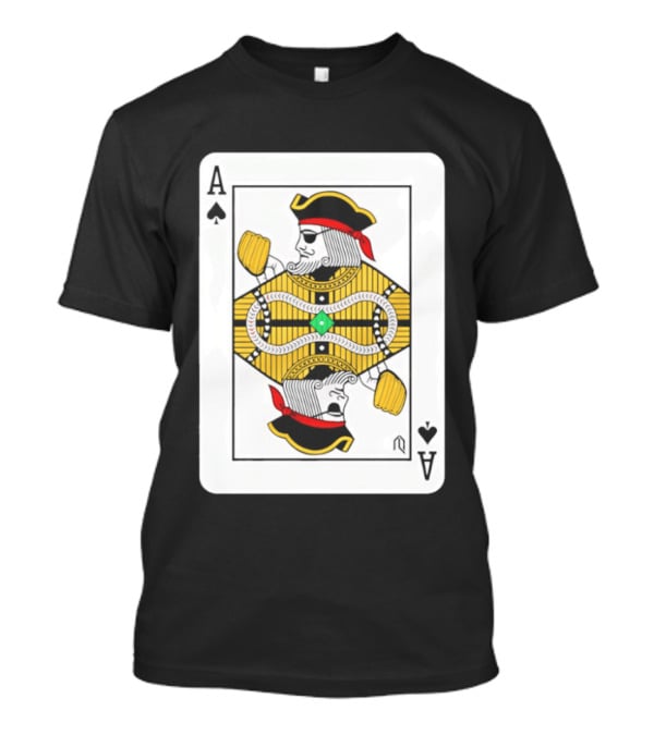Pittsburgh Pirates Ace Of Spades Playing Card Baseball T-Shirt
