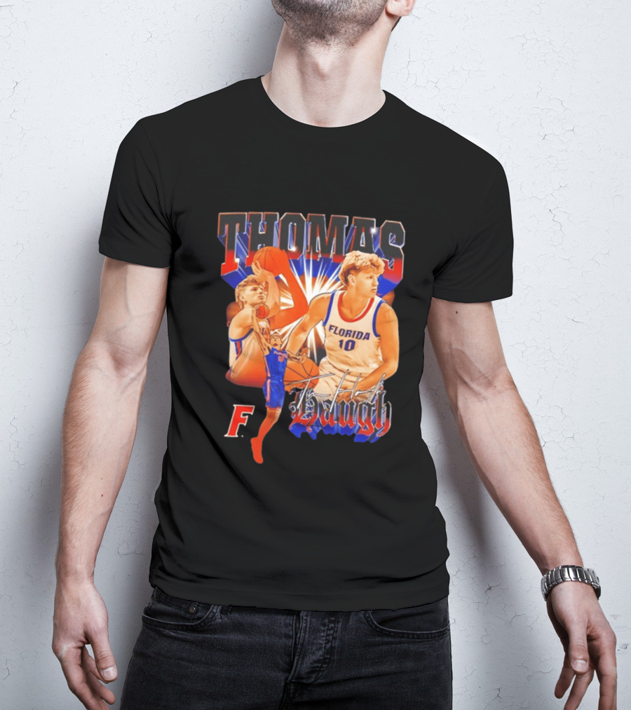 Thomas Haugh Florida Basketball Collage F. 10 T-Shirt