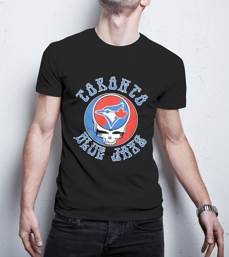 Toronto Blue Jays Grateful Dead Steal Your Face Mashup T-Shirt