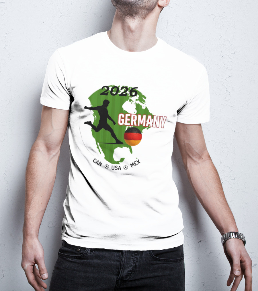 2026 Germany Football CAN USA MEX Soccer World Cup T-Shirt