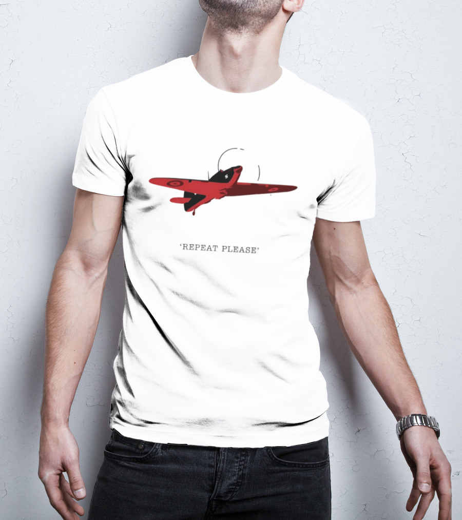Repeat Please Polish Heritage Flight Exclusive Vintage Aircraft T-Shirt