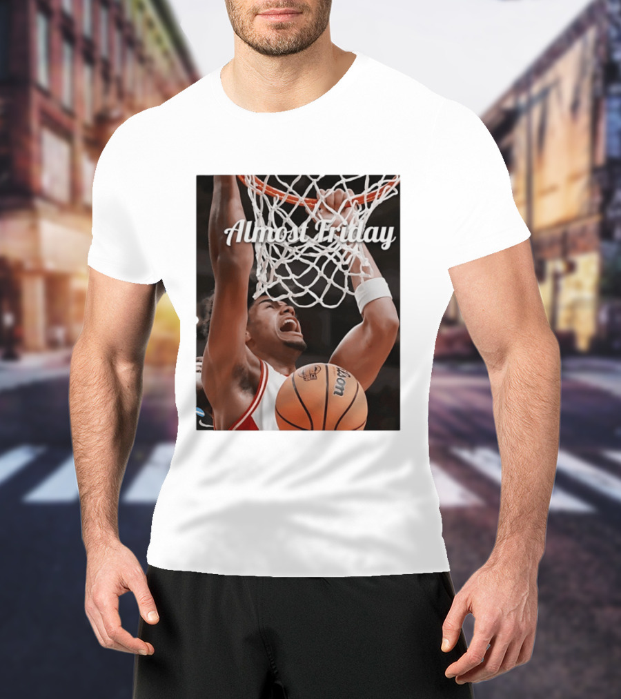 Koa Peat Arizona Wildcats Basketball Almost Friday Dunk T-Shirt