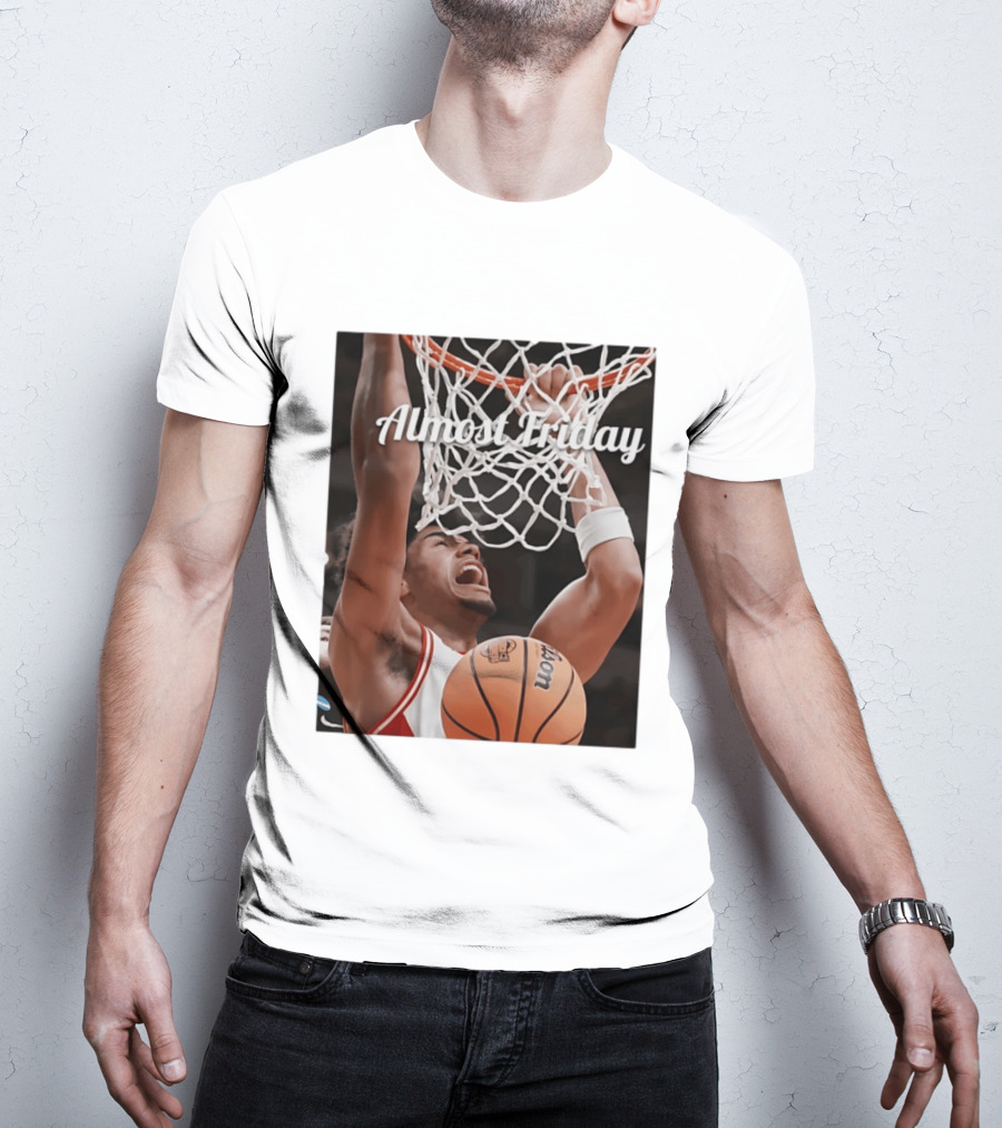 Koa Peat Arizona Wildcats Basketball Almost Friday Dunk T-Shirt