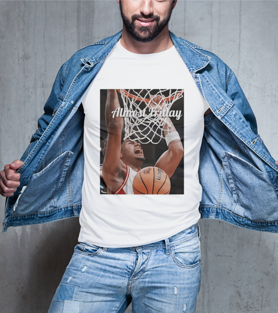 Koa Peat Arizona Wildcats Basketball Almost Friday Dunk T-Shirt
