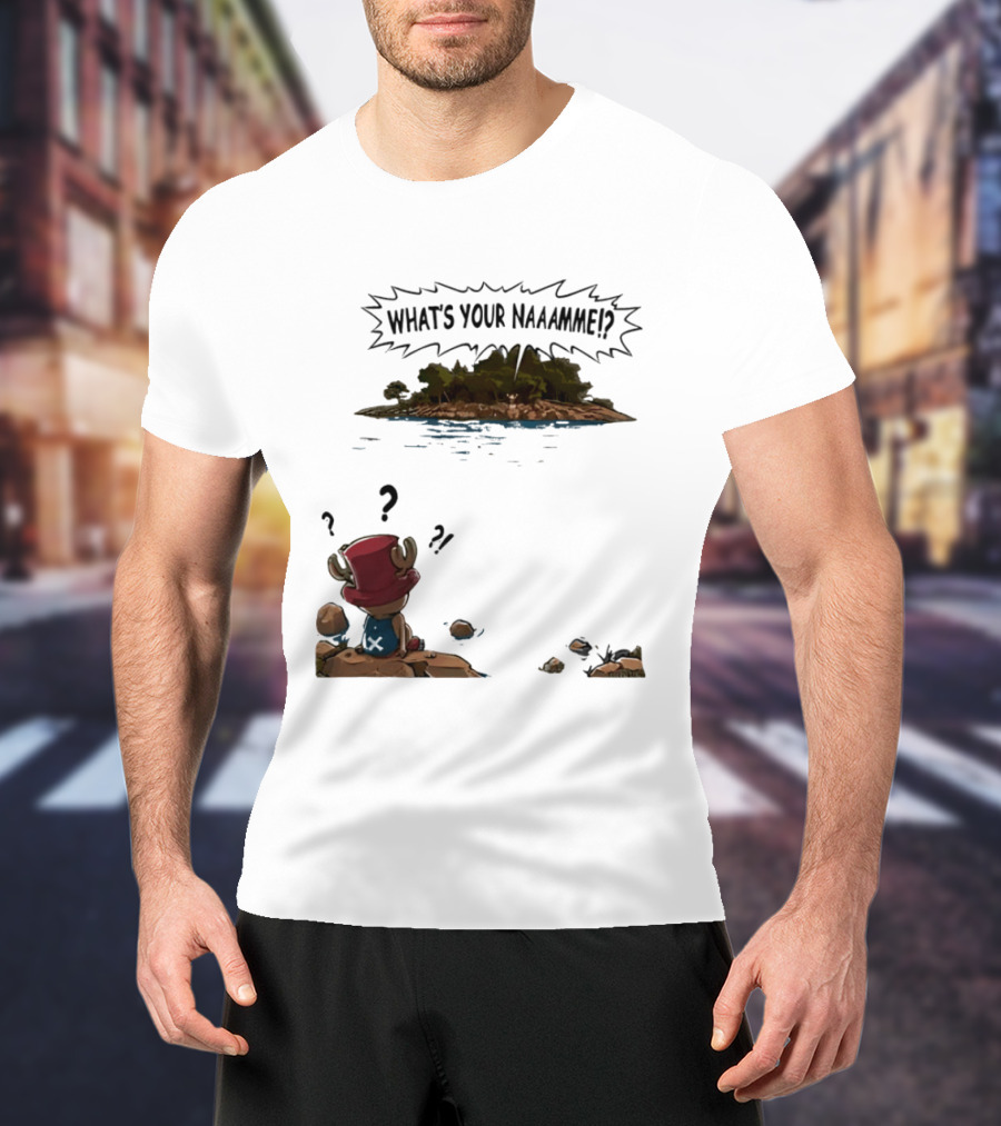 Tony Tony Chopper What's Your Name Island Question Marks T-Shirt