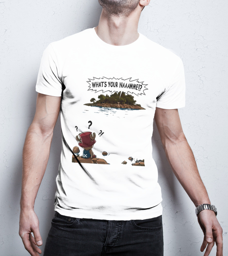 Tony Tony Chopper What's Your Name Island Question Marks T-Shirt