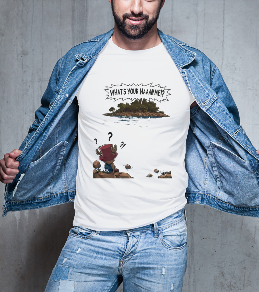 Tony Tony Chopper What's Your Name Island Question Marks T-Shirt