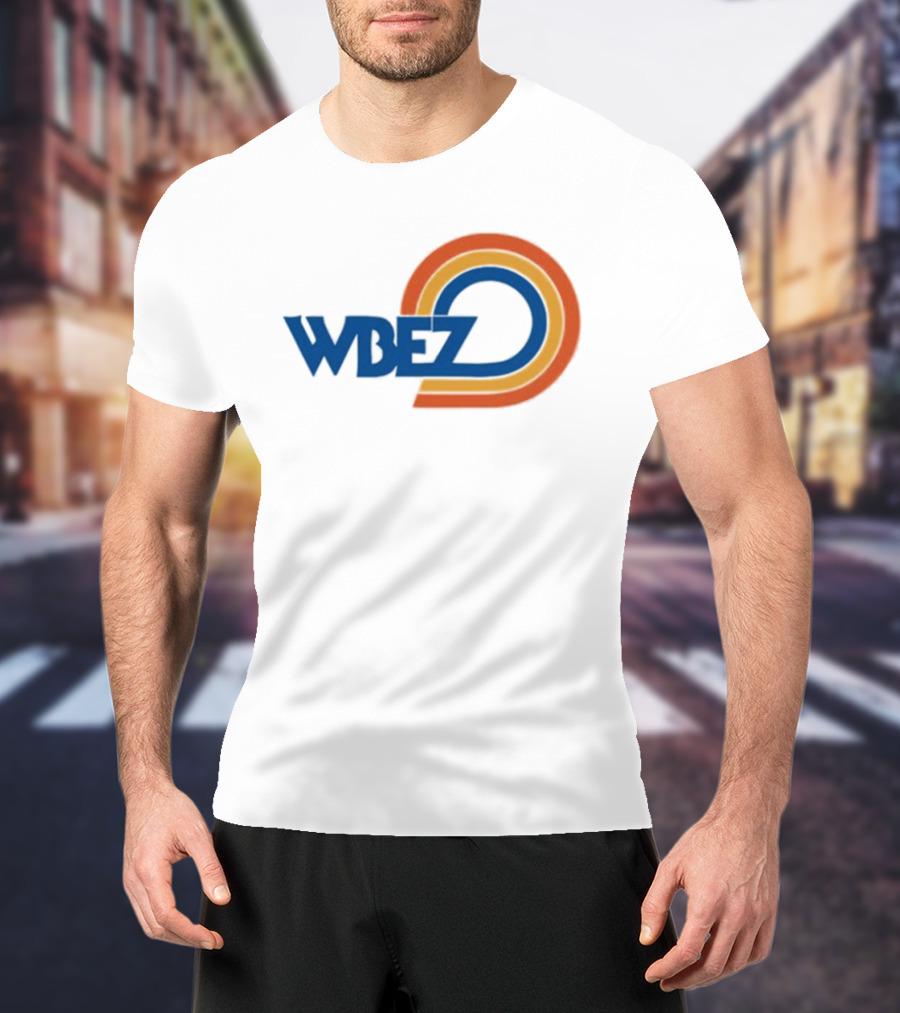 WBEZ Retro Bold Multicolor Circular T-Shirt